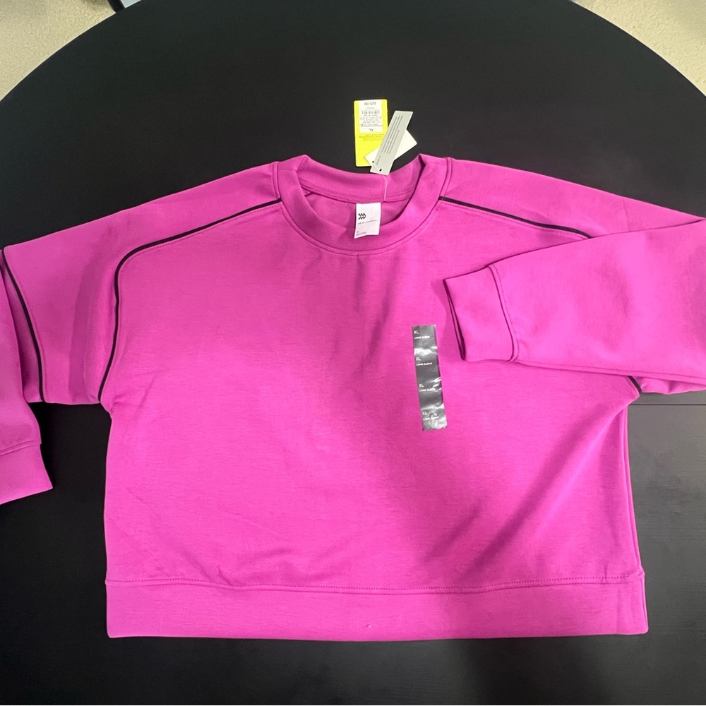 All in Motion Vibrant Pink Sweatshirt
